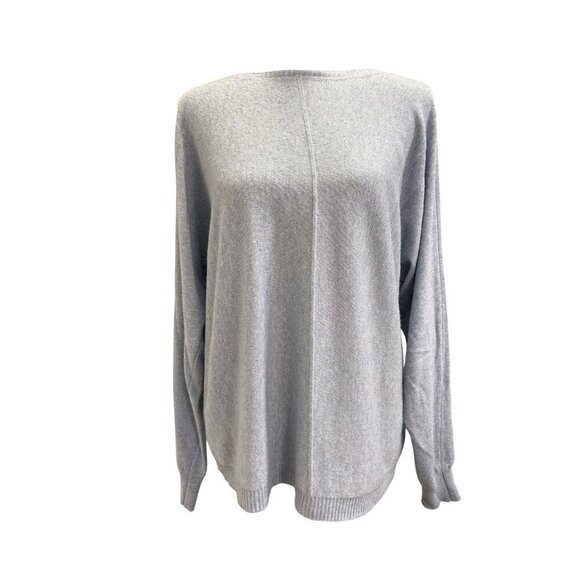 Bianco & Blu Sweater Women XL Blue Wool Cashmere Silk Blend - Picture 1 of 6